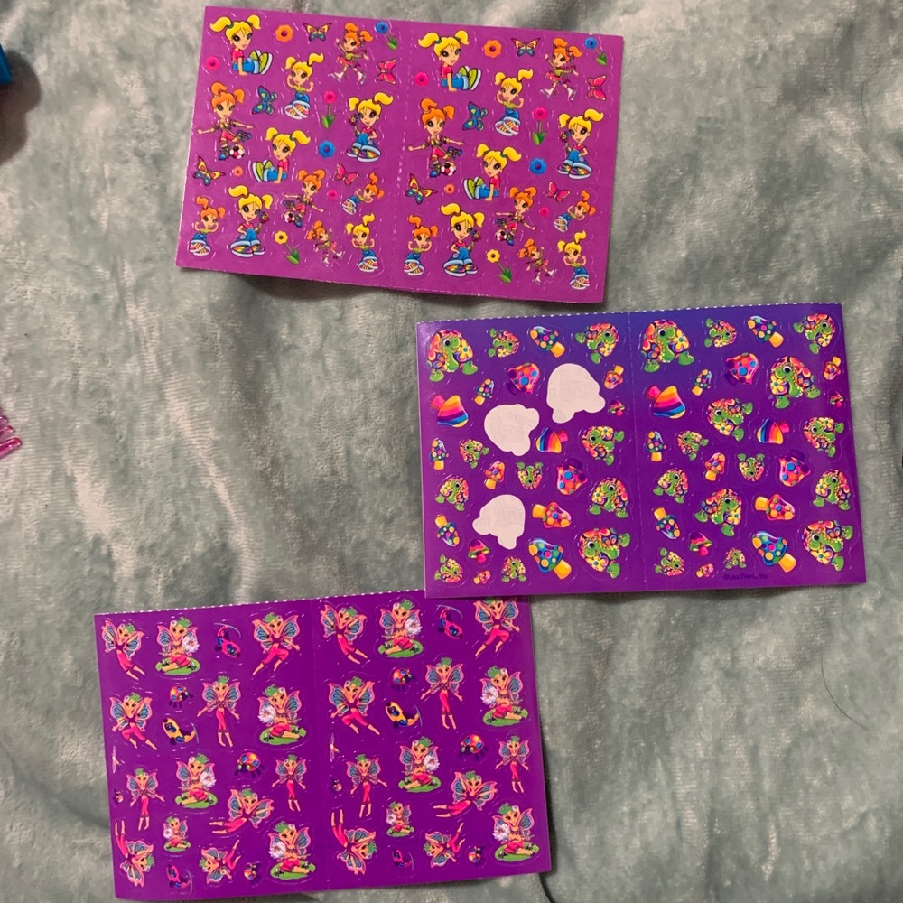 Lisa Frank partial sticker sets